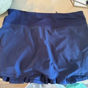 Navy Lululemon tennis skirt